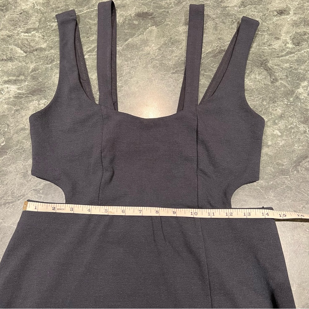 Maeve Dress Navy Blue Open Back Knit Maxi Dress Size Medium Anthropologie NWT - Picture 7 of 12